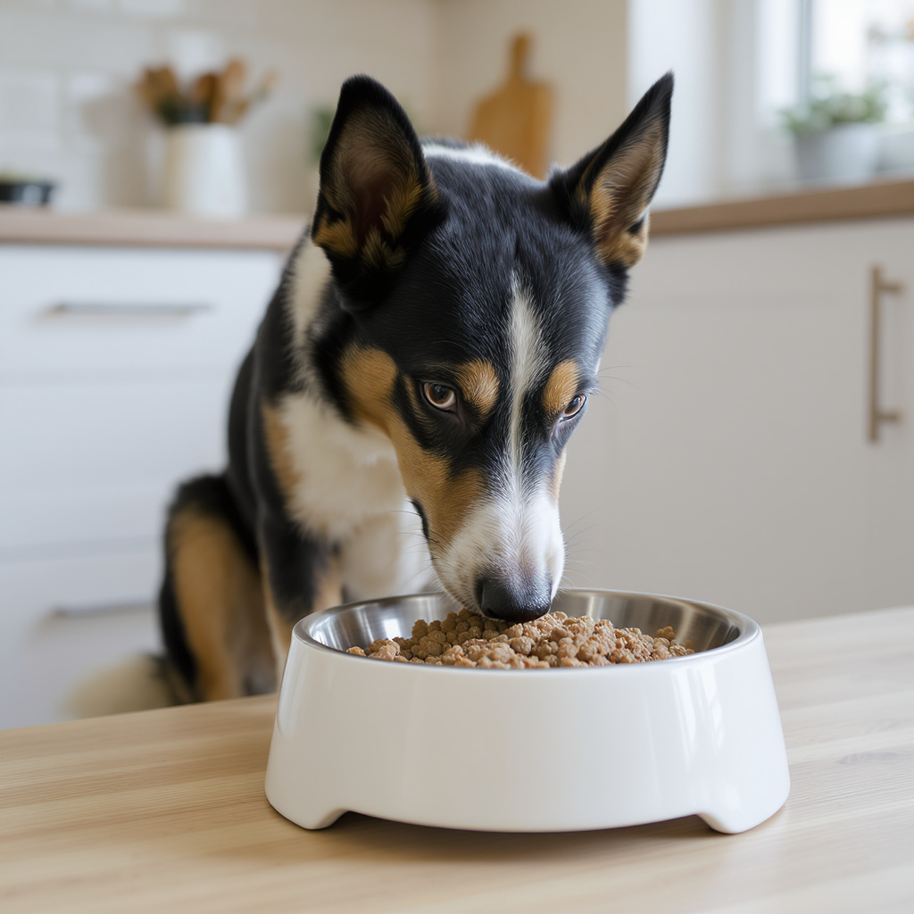 flux-kontext-pro_A_clean_modern_lifestyle_photo_of_an_Australian_Cattle_Dog_Blue_Heeler_eating_or-1.jpg