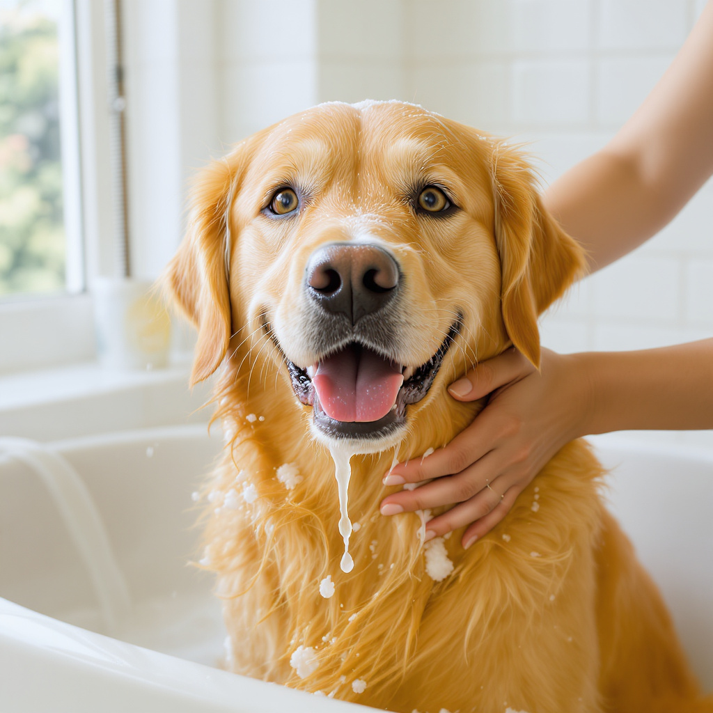 flux-kontext-pro_A_highquality_lifestyle_photo_of_a_Golden_Retriever_during_a_gentle_bath_in_a-1.jpg