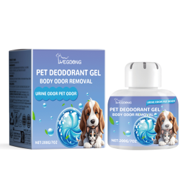 Yegbong Pet Deodorant Gel, Cat And Dog Kennel Cattery Clean Odor Air Fresh Deodorizing Gel
