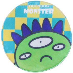 Touchbeddog Cartoon Alien Monster Rounded Cat and Dog Mat