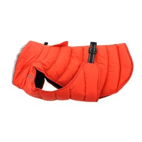 Alpine Extreme Weather Puffer Coat (Color: Orange, size: 2X-Large)
