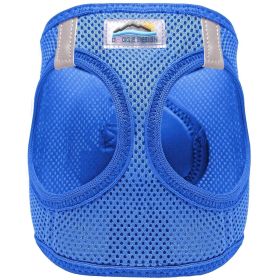 American River Solid Ultra Choke Free Dog Harness (Color: Cobalt Blue, size: 3X-Large)