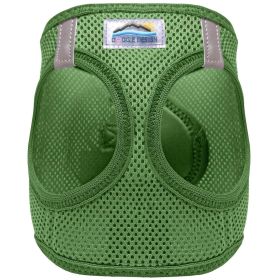 American River Solid Ultra Choke Free Dog Harness (Color: Dark Forest Green, size: 2X-Large)