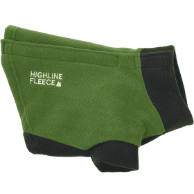Highline Fleece Dog Coat (Color: Two Tone Green, size: Size 20)