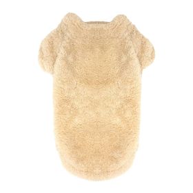 Soft Plush Pullover (Color: Cream, size: 4X-Large)